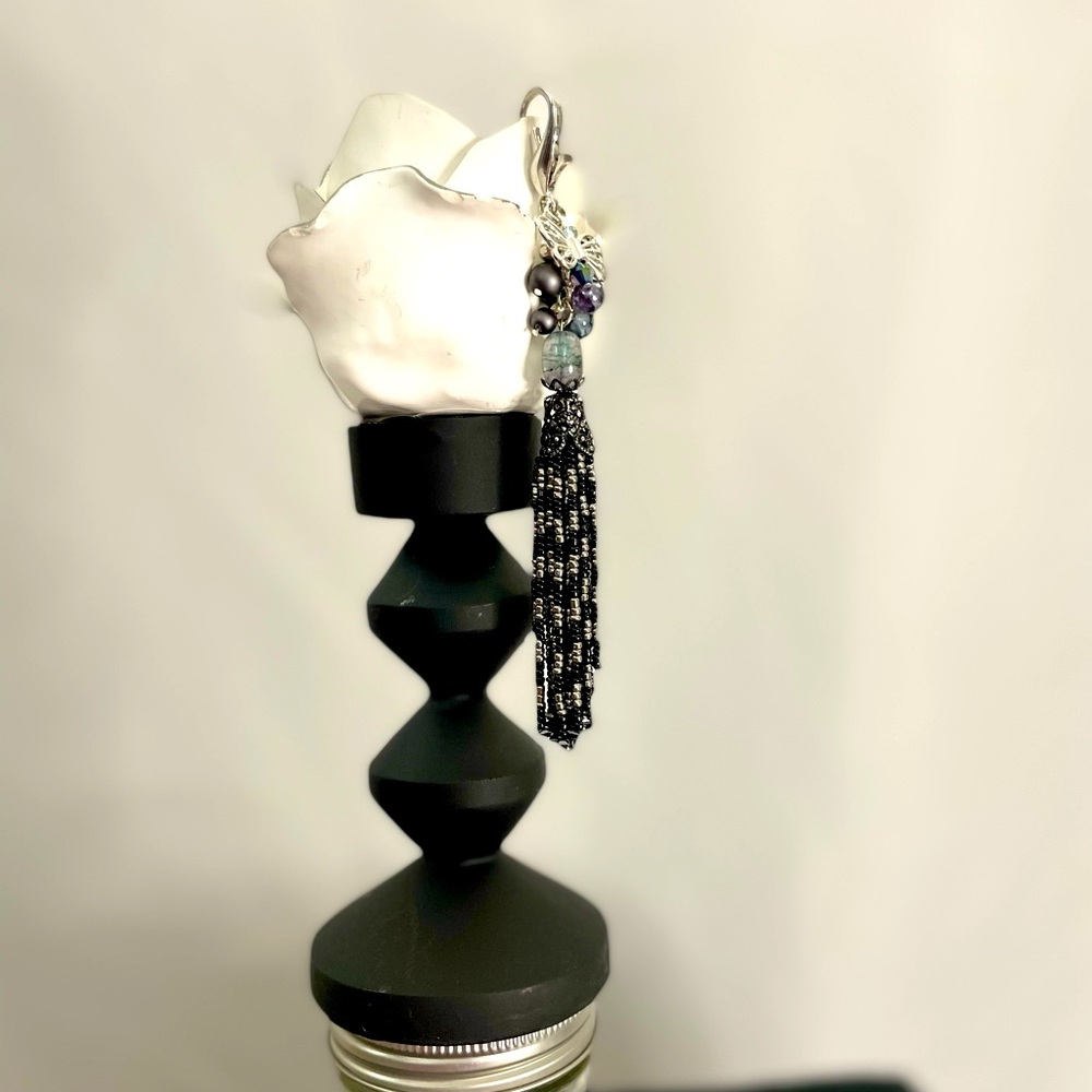 “Black Tie & Jewel’s” Tassel Charm